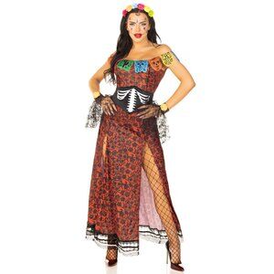 Deluxe Day of the Dead Beauty Costume for Women – Dia De Los Muertos Outfit